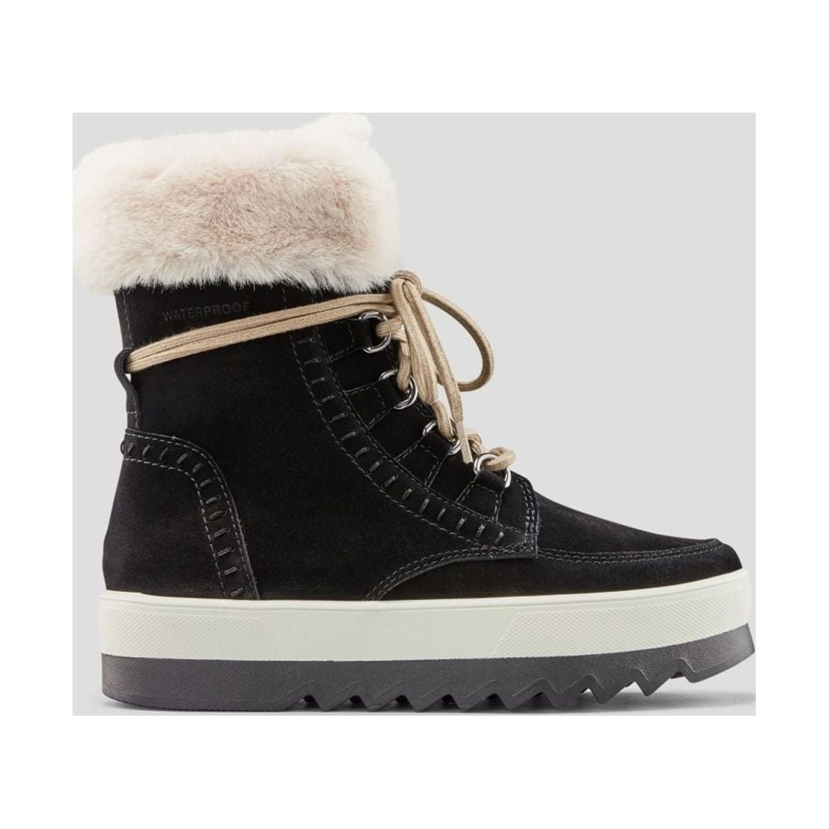 Women's Vantage Black Leather Boot by Cougar