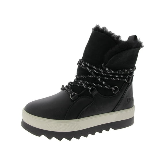 Cougar Womens Five Leather Lace-Up Winter & Snow Boots