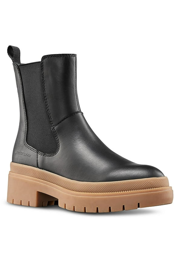 Womens Swinton Leather Pull On Chelsea Boots