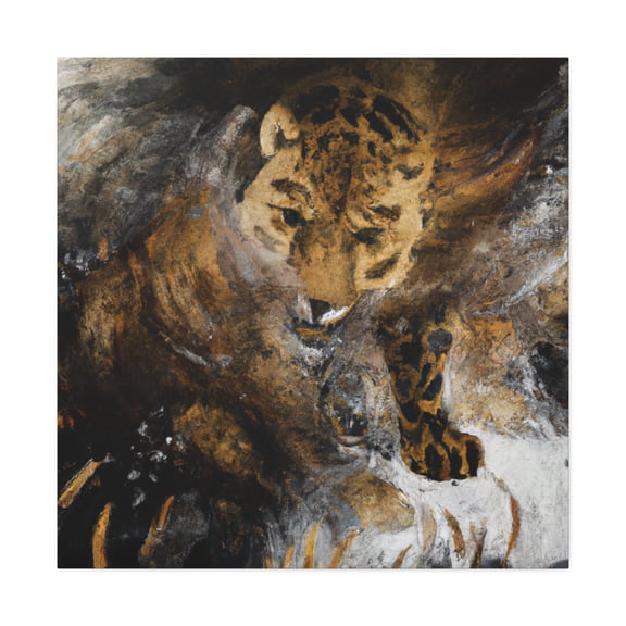 Cougar in Abstraction - Canvas