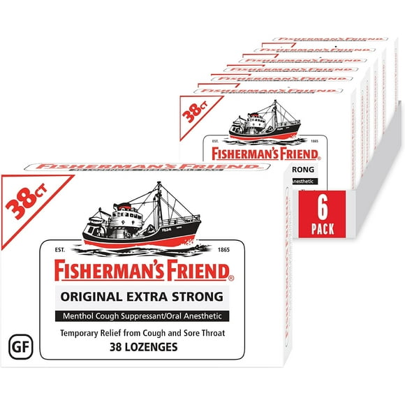 Cough Drops, Cough Suppressant And Sore Throat Lozenges, Original Extra Strong, 10Mg Menthol, 228 Drops (6 Packs Of 38)