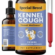 Cough Support for Dogs & Cats, Dry and Wet, Respiratory & Cold, Made in USA, 2oz