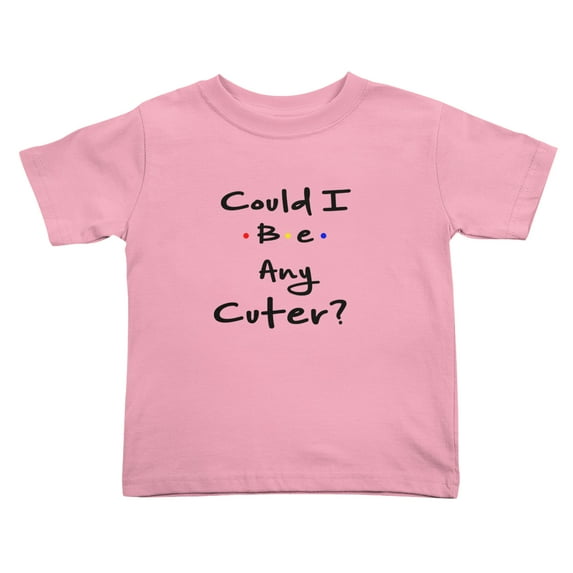 Could I Be Anyr? Funny Toddler T Shirts for Boys Girls (Pink, Youth XL)
