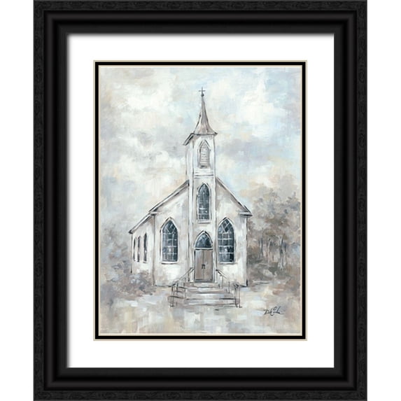 Coules, Debi 12x14 Black Ornate Wood Framed with Double Matting Museum Art Print Titled - Faith