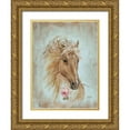 thumbnail image 1 of Coules, Debi 25x32 Gold Ornate Wood Framed with Double Matting Museum Art Print Titled - Run for the Rose, 1 of 4
