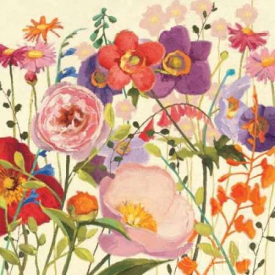 Couleur Printemps II Canvas Art - Shirley Novak (24 x 24)