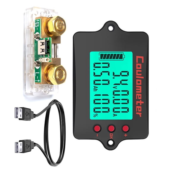 Coulomb Counter Charging Amplifier Meter Accurate Voltages Monitoring from 8V to 120V for Electric Vehicles
