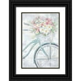 thumbnail image 1 of Coulter, Cynthia 11x14 Black Ornate Wood Framed with Double Matting Museum Art Print Titled - Bike with Flower Basket, 1 of 4