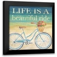 thumbnail image 1 of Coulter, Cynthia 12x12 Black Modern Framed Museum Art Print Titled - Beautiful Ride I, 1 of 5