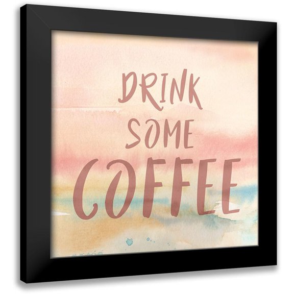 Coulter, Cynthia 12x12 Black Modern Framed Museum Art Print Titled - Put Your Hair Up Square B