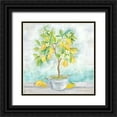 thumbnail image 1 of Coulter, Cynthia 12x12 Black Ornate Wood Framed with Double Matting Museum Art Print Titled - Country Lemon Tree, 1 of 4