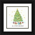 thumbnail image 1 of Coulter, Cynthia 12x12 Black Ornate Wood Framed with Double Matting Museum Art Print Titled - Vintage Holiday Cheer II, 1 of 4