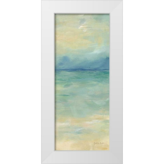 Coulter, Cynthia 12x24 White Modern Wood Framed Museum Art Print Titled - Ocean Reflections Panel II