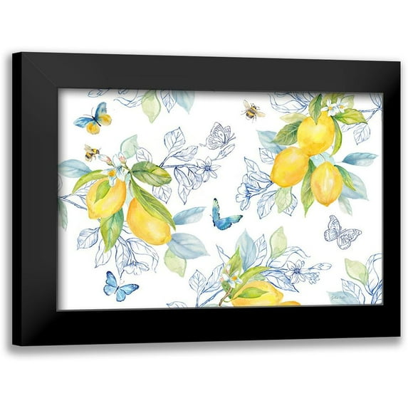 Coulter, Cynthia 14x11 Black Modern Framed Museum Art Print Titled - Lemon Sketch Book I