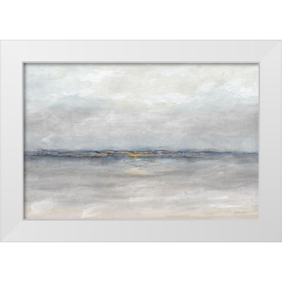 Coulter, Cynthia 14x11 White Modern Wood Framed Museum Art Print Titled - Crystal Gray Bay landscape