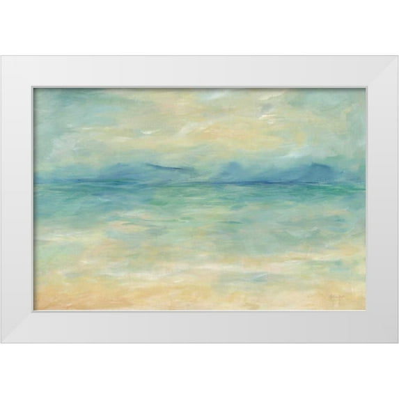 Coulter, Cynthia 14x11 White Modern Wood Framed Museum Art Print Titled - Ocean Reflections Landscape