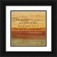thumbnail image 1 of Coulter, Cynthia 15x15 Black Ornate Wood Framed with Double Matting Museum Art Print Titled - Horizons Spice Scripture Sayings I, 1 of 4