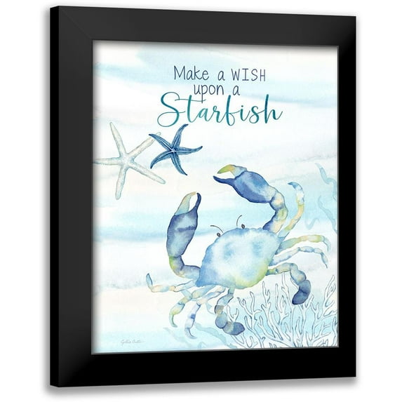 Coulter, Cynthia 15x18 Black Modern Framed Museum Art Print Titled - Great Blue Sea XVIII