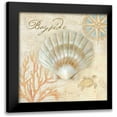 thumbnail image 1 of Coulter, Cynthia 20x20 Black Modern Framed Museum Art Print Titled - Nautical Shells II, 1 of 5