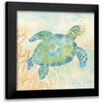thumbnail image 1 of Coulter, Cynthia 20x20 Black Modern Framed Museum Art Print Titled - Under the Sea I, 1 of 5