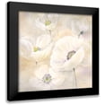 thumbnail image 1 of Coulter, Cynthia 20x20 Black Modern Framed Museum Art Print Titled - White Poppies II, 1 of 5