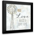 thumbnail image 1 of Coulter, Cynthia 20x20 Black Modern Framed Museum Art Print Titled - Windmill Love Sentiment, 1 of 5