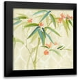 thumbnail image 1 of Coulter, Cynthia 20x20 Black Modern Framed Museum Art Print Titled - Zen Bamboo w/blossoms I, 1 of 5