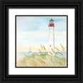 thumbnail image 1 of Coulter, Cynthia 20x20 Black Ornate Wood Framed with Double Matting Museum Art Print Titled - East Coast Lighthouse II, 1 of 4