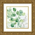 thumbnail image 1 of Coulter, Cynthia 20x20 Gold Ornate Wood Framed with Double Matting Museum Art Print Titled - Eucalyptus Leaves II, 1 of 4