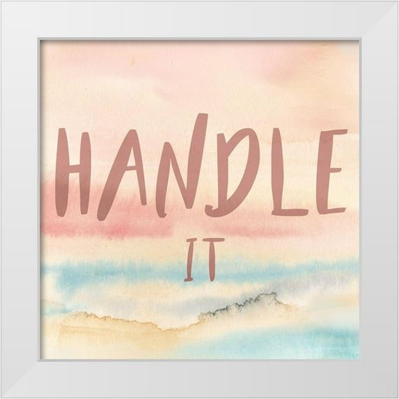 Coulter, Cynthia 20x20 White Modern Wood Framed Museum Art Print Titled - Put Your Hair Up Square C