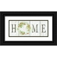 thumbnail image 1 of Coulter, Cynthia 24x12 Black Ornate Wood Framed with Double Matting Museum Art Print Titled - Holiday Wreath Home Sign, 1 of 4