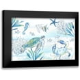 thumbnail image 1 of Coulter, Cynthia 24x17 Black Modern Framed Museum Art Print Titled - Great Blue Sea I, 1 of 5