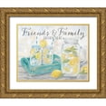 thumbnail image 1 of Coulter, Cynthia 24x20 Gold Ornate Wood Framed with Double Matting Museum Art Print Titled - Friends and Family Country Lemons Landscape, 1 of 4