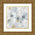 thumbnail image 1 of Coulter, Cynthia 26x26 Gold Ornate Wood Framed with Double Matting Museum Art Print Titled - Grid Ensemble Neutral with Gold I, 1 of 4