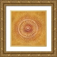 thumbnail image 1 of Coulter, Cynthia 26x26 Gold Ornate Wood Framed with Double Matting Museum Art Print Titled - Jacobean Medallions III, 1 of 4