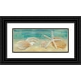 thumbnail image 1 of Coulter, Cynthia 32x15 Black Ornate Wood Framed with Double Matting Museum Art Print Titled - Horizon Shells Panel I, 1 of 4