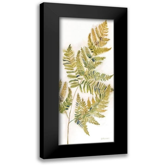 Coulter, Cynthia 8x14 Black Modern Framed Museum Art Print Titled - Fall Botanical Panel III