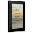 thumbnail image 1 of Coulter, Cynthia 8x14 Black Modern Framed Museum Art Print Titled - Hope is the Thing with Feathers Panel B, 1 of 5