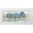 thumbnail image 1 of CoulterCynthia 14x8 White Modern Wood Framed Museum Art Print Titled - Treeline Reflection Panel, 1 of 4