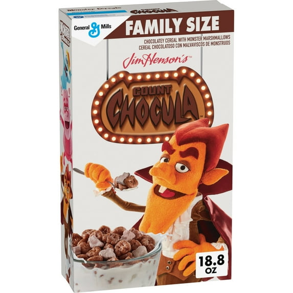 Count Chocula with Monster Marshmallows, Kids Cereal, Halloween Limited Edition, 18.8 oz