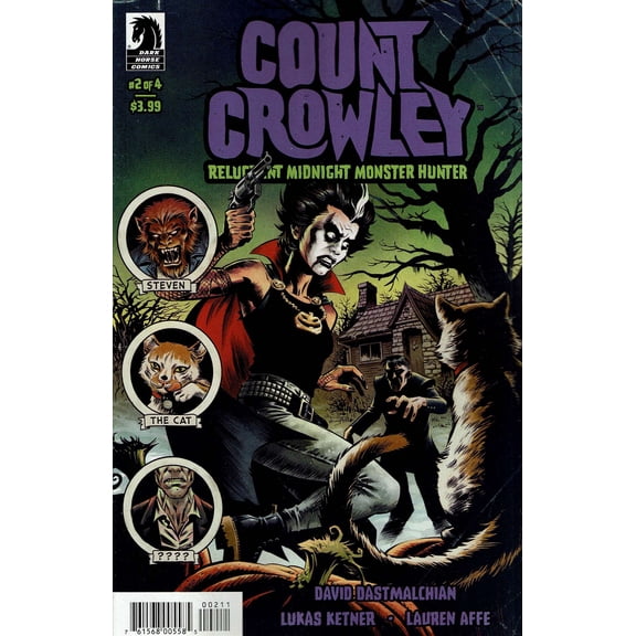 Count Crowley: Reluctant Midnight Monster Hunter #2 VF ; Dark Horse Comic Book