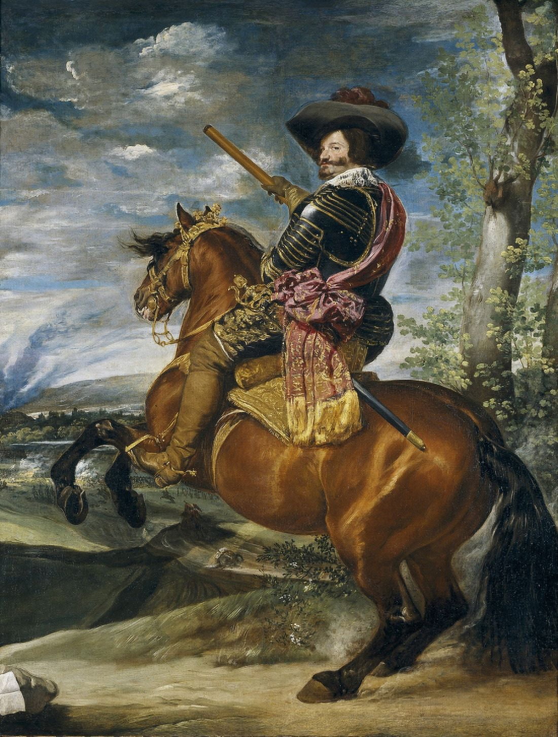 Count Duke Of Olivares Canvas Art - Diego Valazquez (24 x 36)