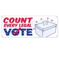 thumbnail image 1 of Count Every Vot 13 oz Vinyl Banner With Metal Grommets, 1 of 5