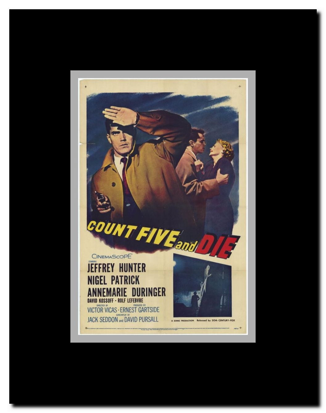 Count Five and Die Framed Movie Poster