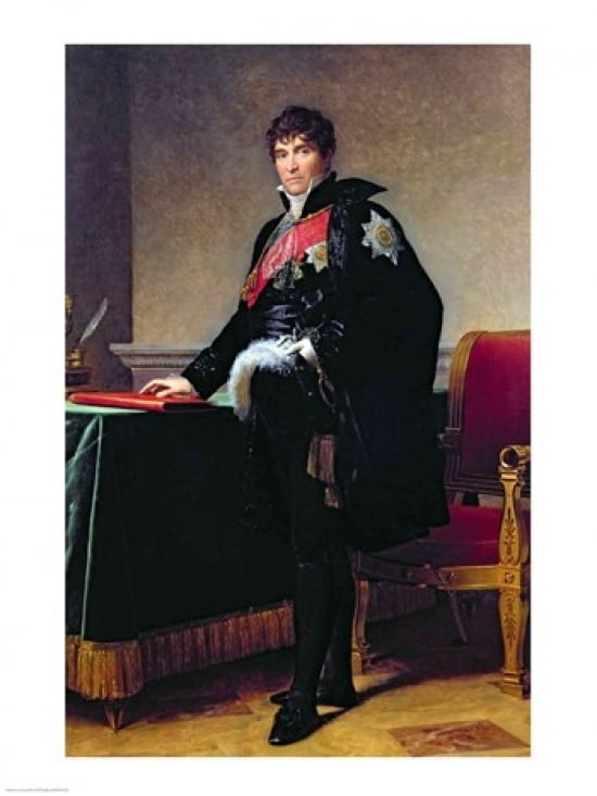 Count Michel Regnaud de Saint-Jean-dAngely Canvas Art - Francois Gerard (24 x 36)