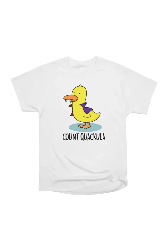 Count Quackula Cute Vampire Duck Pun T-Shirt Tee Gift For Him Merch For Her Apparel For Fr