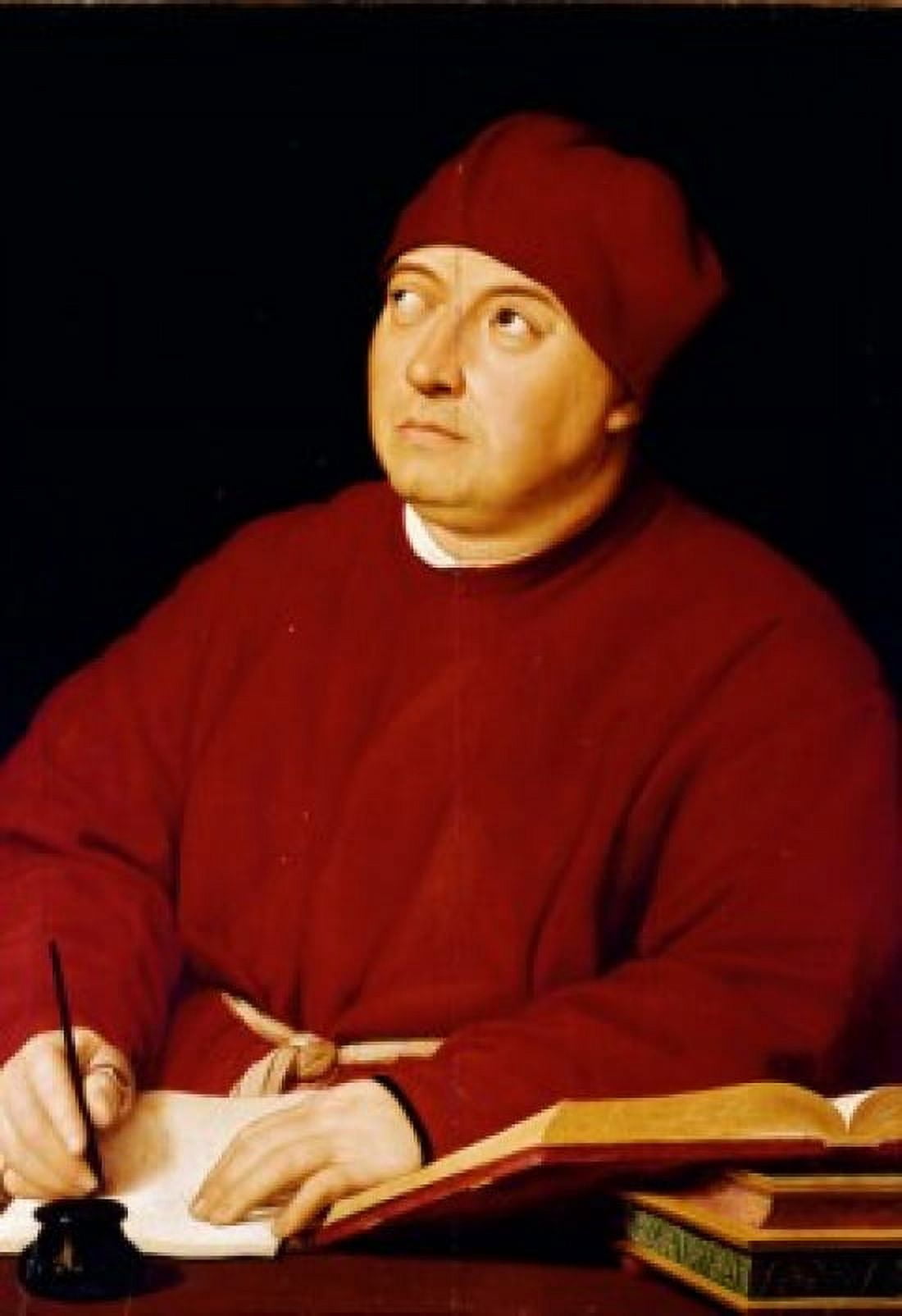 Count Tommaso Inghirami by Raphael Santi 1483-1520 Italy Florence Palazzo Pitti Palatine Gallery Canvas Art - Raphael Santi (18 x 24)
