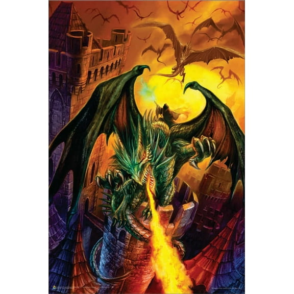 Count Velspar by Dragon Chronicles - Non-Flocked Blacklight Poster 24" x 36"