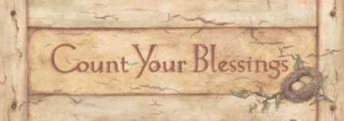 Count Your Blessings Canvas Art - Stephanie Marrott (24 x 48)