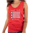 thumbnail image 1 of Count Your Blessings Cute Americana Womens Plus Size Graphic Tank Top Brisco Brands 2X, 1 of 6